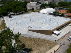 Il nuovo parcheggio inaugurato a Grado (Bonaventura)
