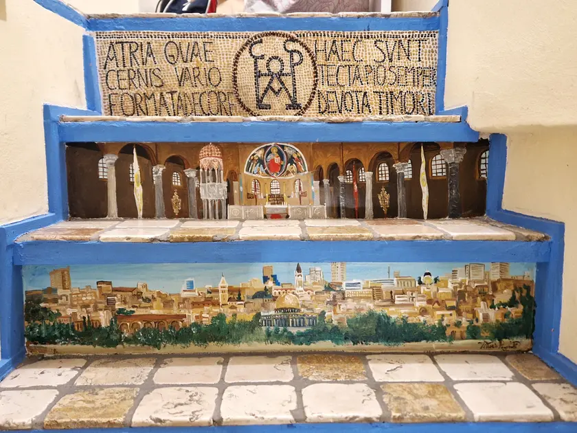 Alcuni dettagli della scalinata