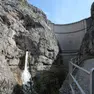 Una veduta della diga del Vajont