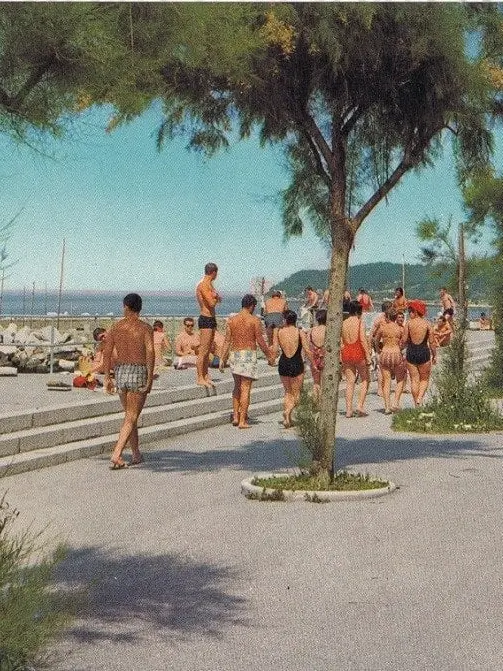 I Topolini di Barcola in una foto d’epoca