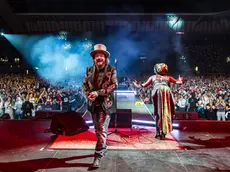 Zucchero in concerto allo stadio di Udine nel 2024 (foto Simone Di Luca)