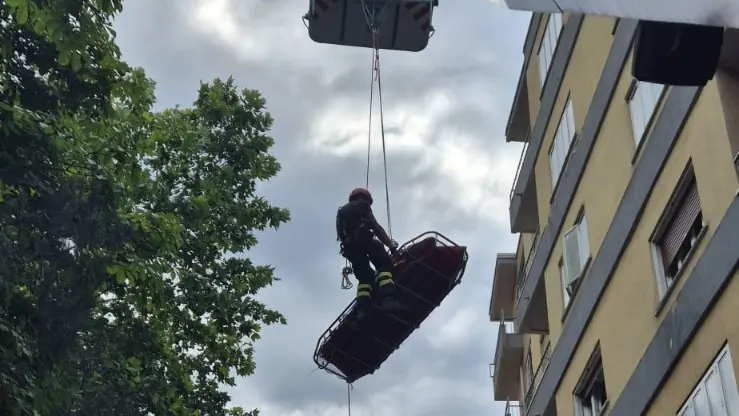 Foto dei vigili del fuoco