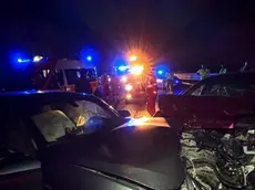 Il luogo dello schianto mortale