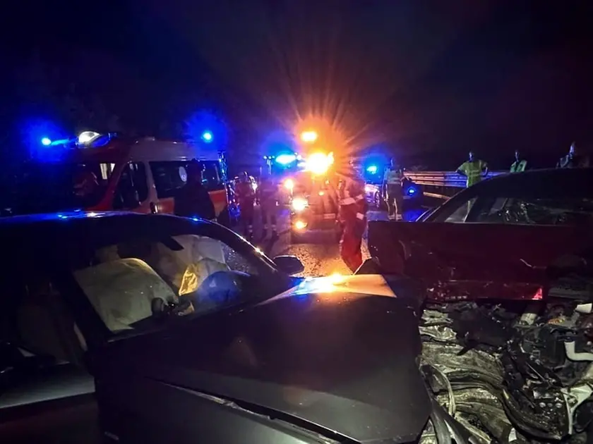 Il luogo dello schianto mortale