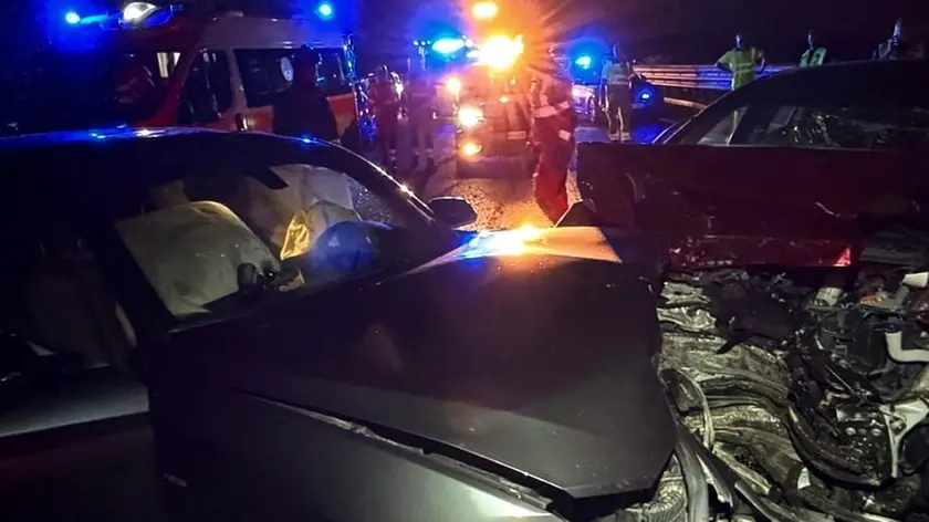 Il luogo dello schianto mortale