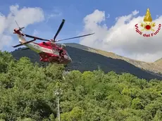Un elicottero dei vigili del fuoco in una foto di repertorio