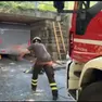 L'intervento dei vigili del fuoco