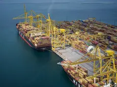 Una veduta sul porto di Trieste, al quale il Pnrr ha portato in dote altri 30 milioni (foto Massimo Silvano)