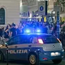 La polizia in una delle zone della movida a Trieste