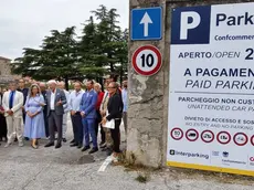 L'inaugurazione del nuovo parcheggio (Bruni)