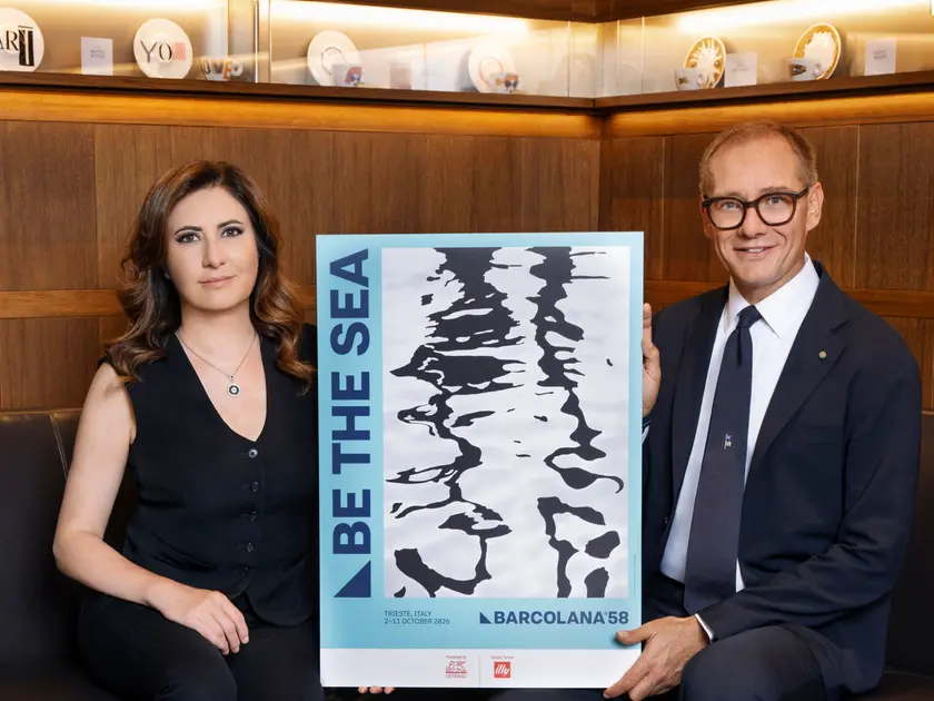Cristina Scocchia e Mitja Gialuz con il nuovo manifesto di Serse Roma