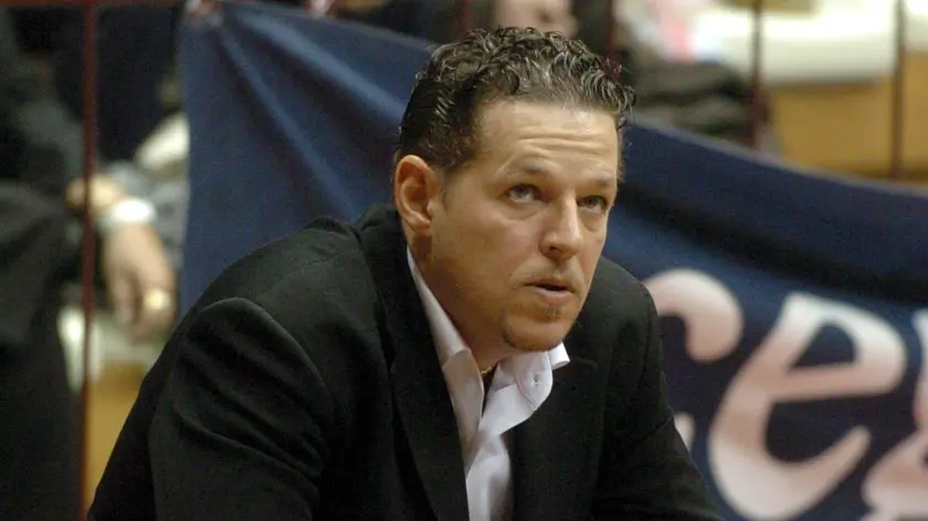 Furio Steffè ai tempi della Pallacanestro Trieste (foto Francesco Bruni)