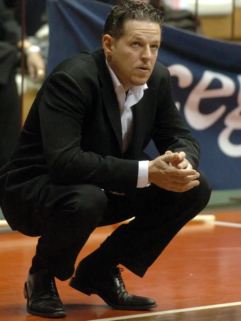 Furio Steffè ai tempi della Pallacanestro Trieste (foto Francesco Bruni)