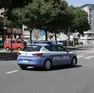La Volante in partenza dal Commissariato di via Foscolo (foto Katia Bonaventura)