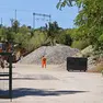 La cava di marmo situata tra Aurisina e Sistiana che andrà all’asta per la decima volta Foto Lasorte