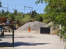 La cava di marmo situata tra Aurisina e Sistiana che andrà all’asta per la decima volta Foto Lasorte