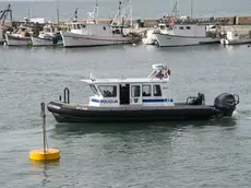La motovedetta della polizia slovena di Capodistria