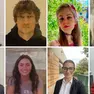 Da sinistra, in senso orario: Elisa Giorgi, Matteo Emili, Eleonora Lazzeri, Andrea Celeste Tomadin, Michele Biondani, Fiammetta Quaranta, Irene Stocchi e Fjolla Gjergjaj