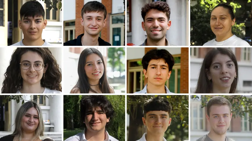 Dodici dei quindici centini del Buonarrotti di Monfalcone