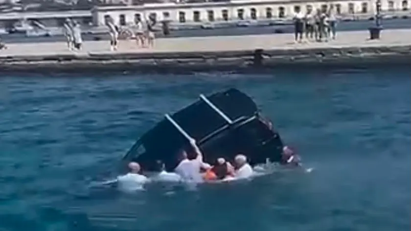 Il momento del salvataggio