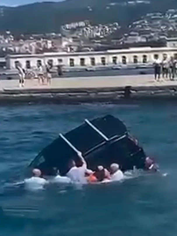 Il momento del salvataggio