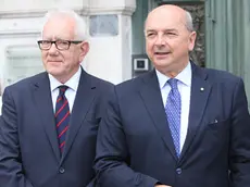 L'assessore Giorgio Rossi con il sindaco Roberto Dipiazza (foto Andrea Lasorte)