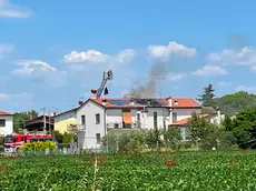 Fiamme in una villetta in via San Giorgio a Staranzano