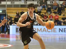 Pietro Iannuzzi in azione con la Pallacanestro Trieste Foto Francesco Bruni