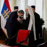 Il Patriarca Porfirije con il presidente serbo Aleksandar Vučić