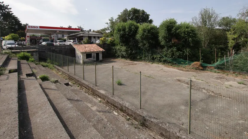 Il campetto abbandonato di Sistiana centro