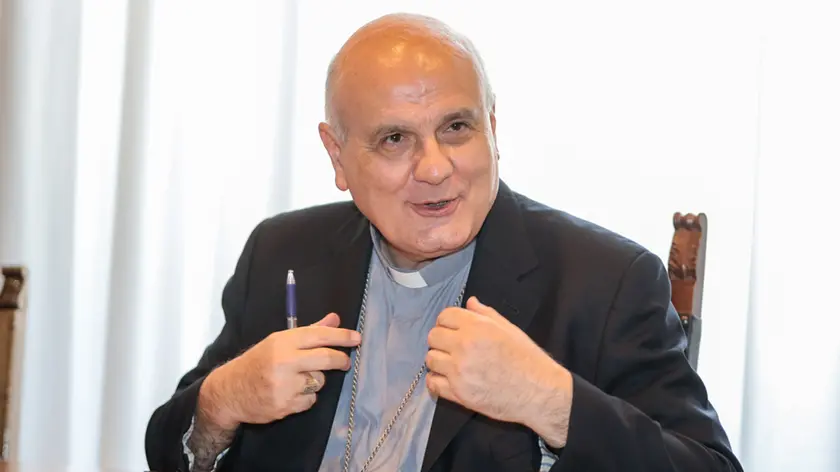 Monsignor Giampaolo Dianin durante la conferenza stampa di presentazione Foto Tibaldi
