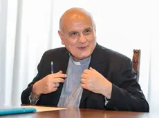 Monsignor Giampaolo Dianin durante la conferenza stampa di presentazione Foto Tibaldi
