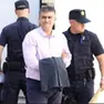 Il sindaco di Buie Vižintin al momento dell’arresto (foto La Voce)