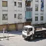 Il cantiere dove è avvenuta l’aggressione, in via Ucekar (foto Andrea Lasorte)