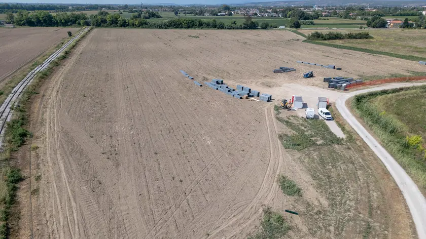 L'area di Bistrigna dove sorgerà il parco fotovoltaico di Fincantieri (foto di Katia Bonaventura)