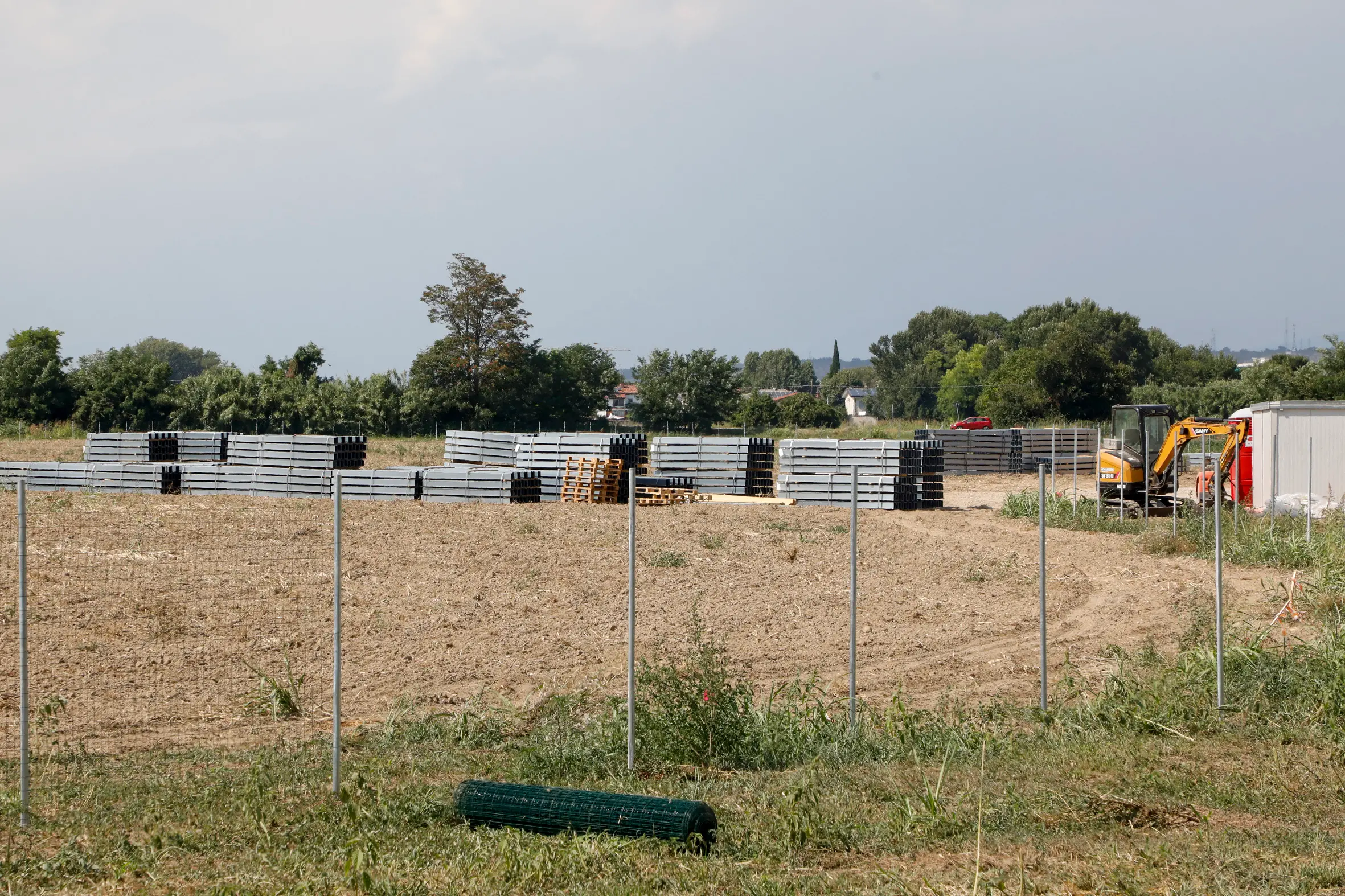 L'area di Bistrigna dove sorgerà il parco fotovoltaico di Fincantieri (foto di Katia Bonaventura)