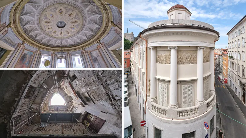 La facciata appena restaurata e gli interni da recuperare (fotoservizio Massimo Silvano)