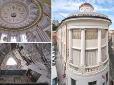 La facciata appena restaurata e gli interni da recuperare (fotoservizio Massimo Silvano)