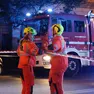 I soccorsi in via Battisti venerdì sera (foto Andrea Lasorte)