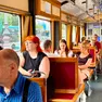 Riparte il tram a Trieste: ecco i primi passeggeri sulla linea 2 (Foto Silvano)