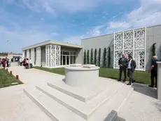 Il nuovo Tempio crematorio vicino al cimitero centrale (fotoservizio Daniele Tibaldi)