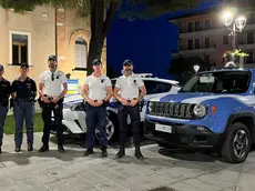 Agenti di polizia e polizia locale insieme l’altra sera a Grado