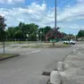 L’area di avvio del cantiere al centro commerciale