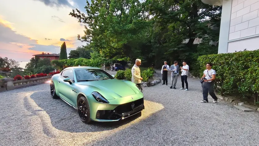 La serata della Maserati organizzata a Villa Tripcovich Foto Bruni