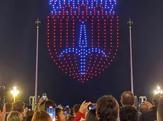 Lo spettacolo dei droni la scorsa estate