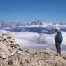 Panorama sulla cima della Schiara