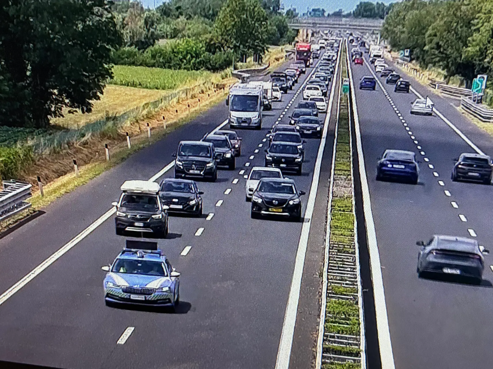 La safety car in A4