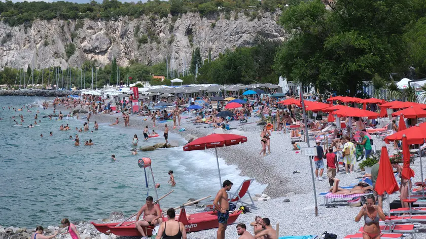 Le spiagge della baia di Sistiana Foto Silvano
