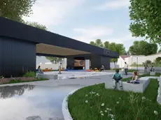 Un rendering del futuro parco Excelsior