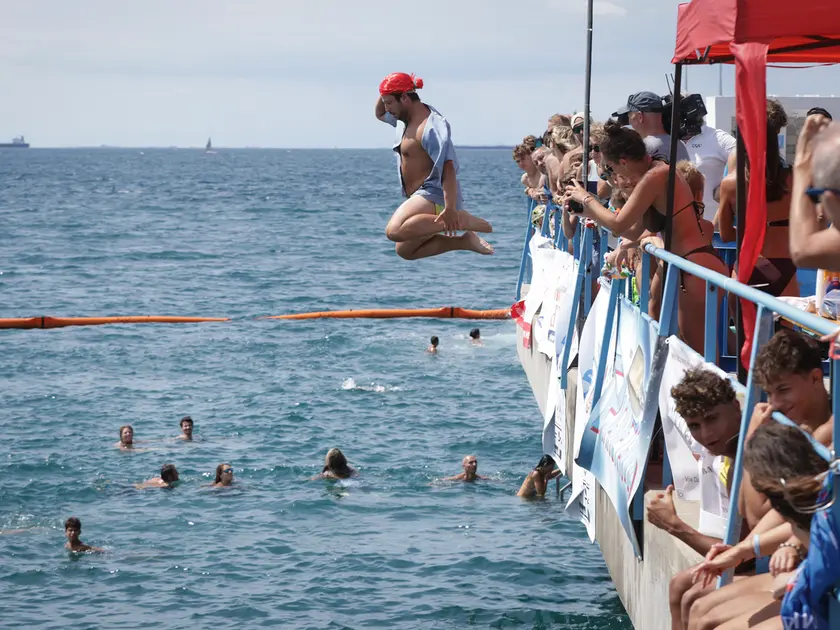 Un momento delle Olimpiadi dele clanfe (Lasorte)